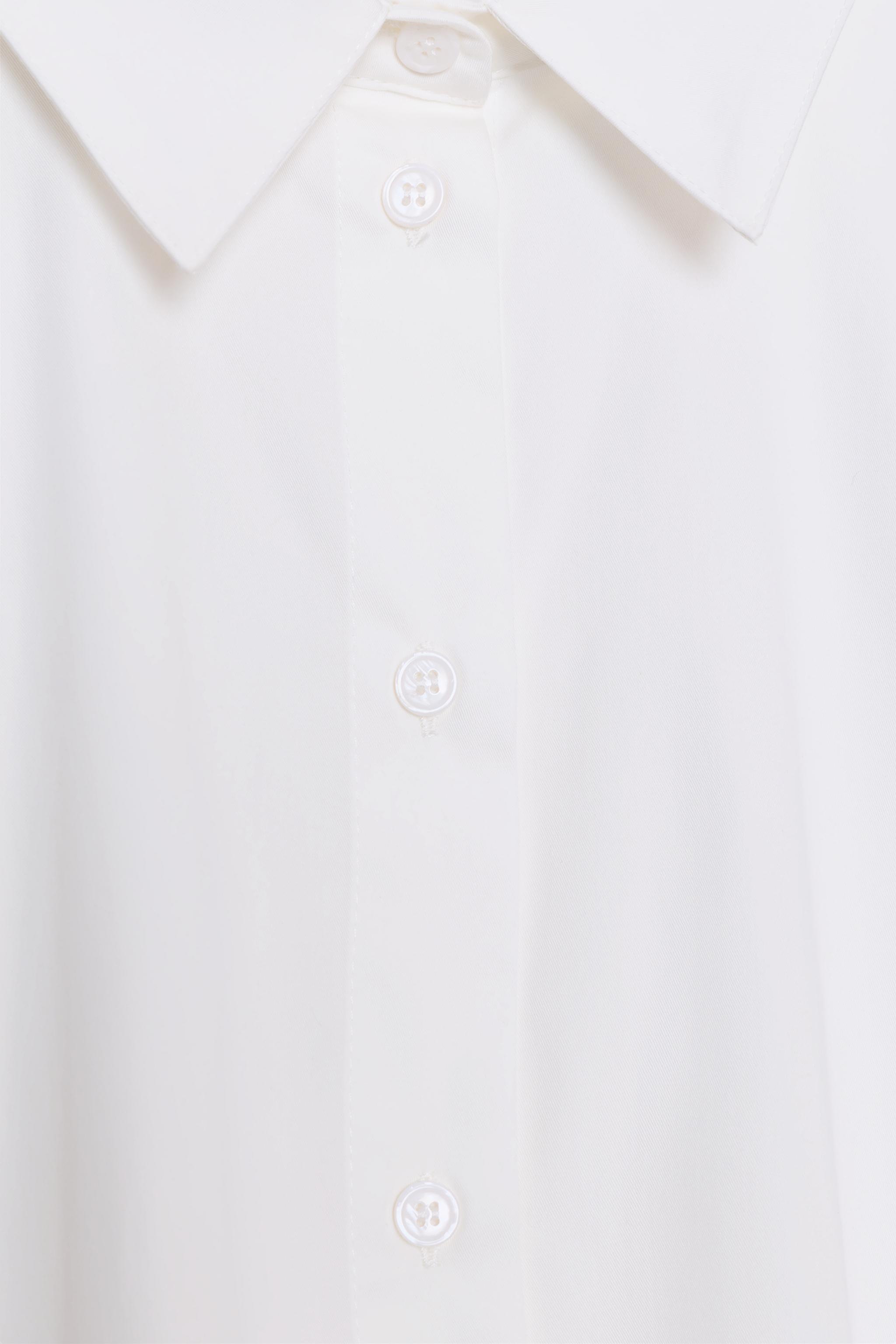 PUFF SLEEVE POPLIN SHIRT